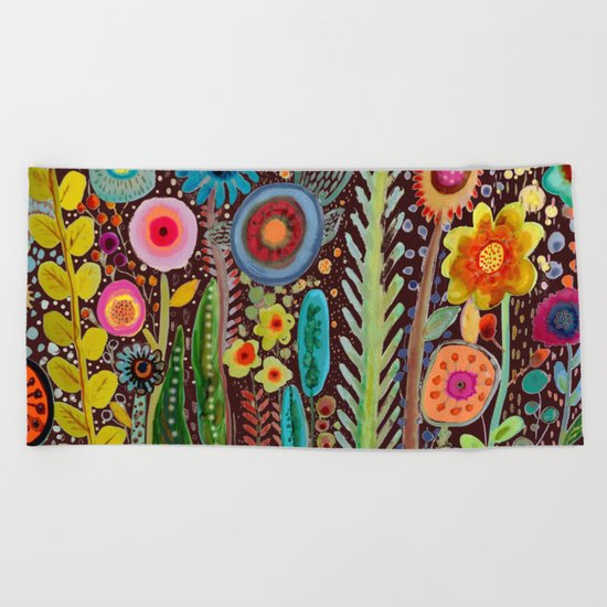 jardinage Beach Towel