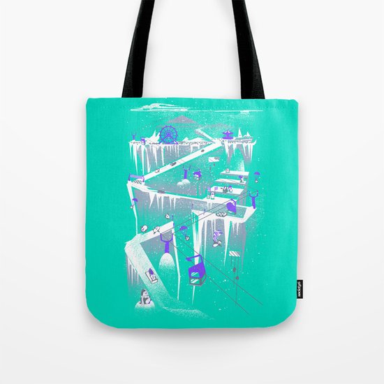 Penguins (flat, palette swap) Tote Bag