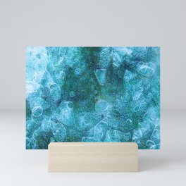 Blue Ice Water  Mini Art Print