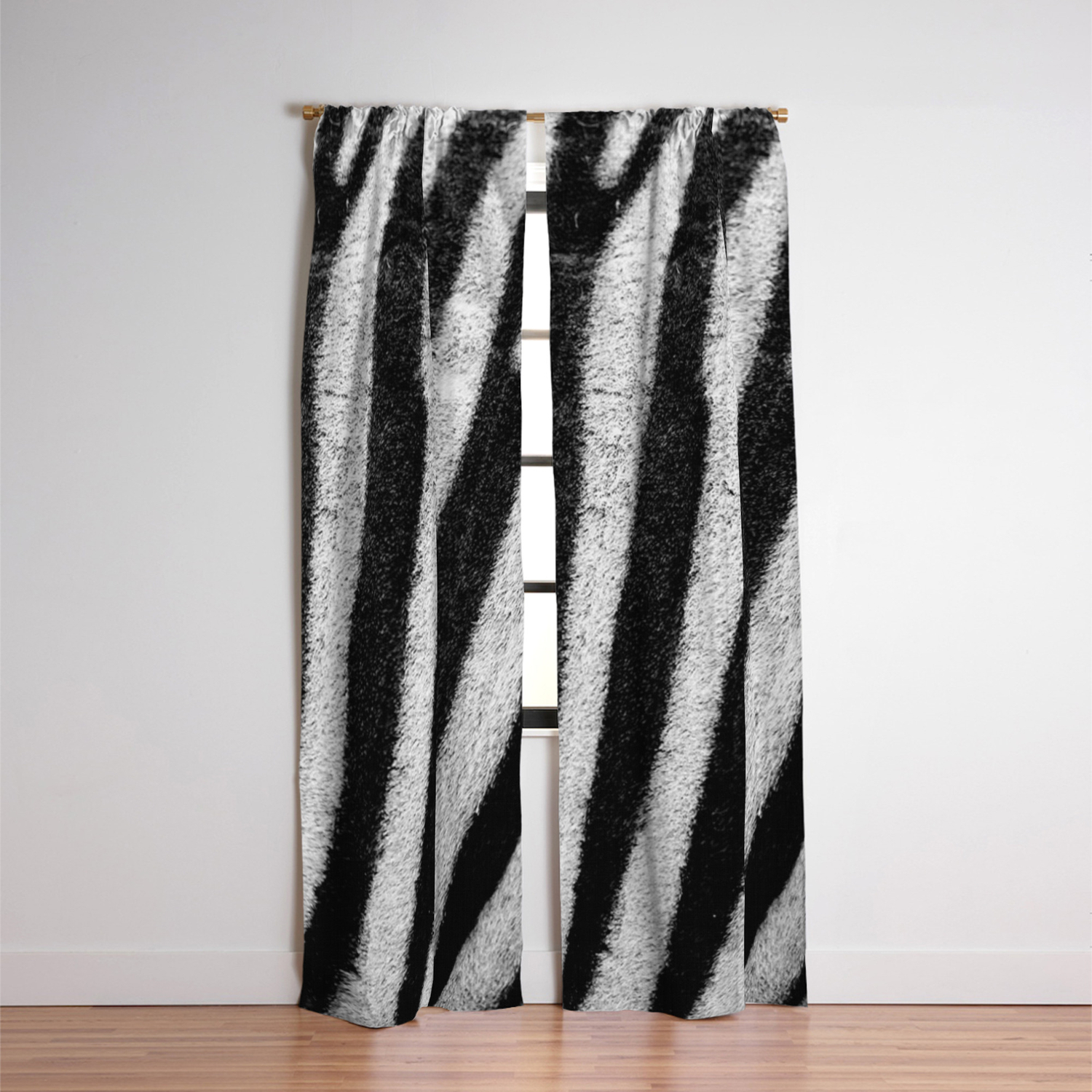 Black White Zebra Print Pattern Texture Animal Print Blackout