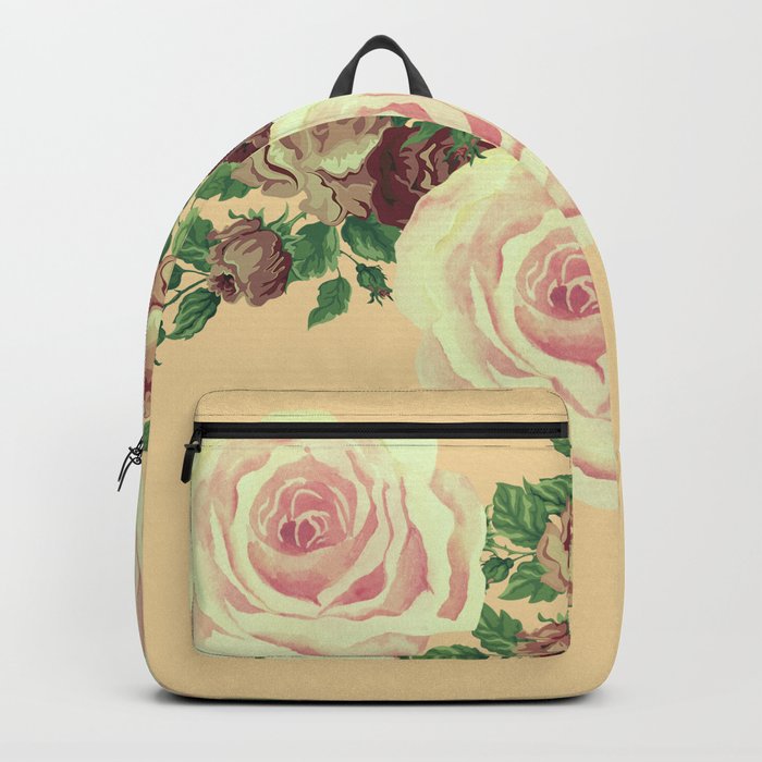 retro floral design  Backpack