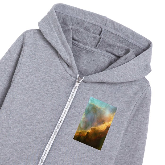 Hubble picture 71 : Gases in the swan nebula M17 Kids Zip Hoodie