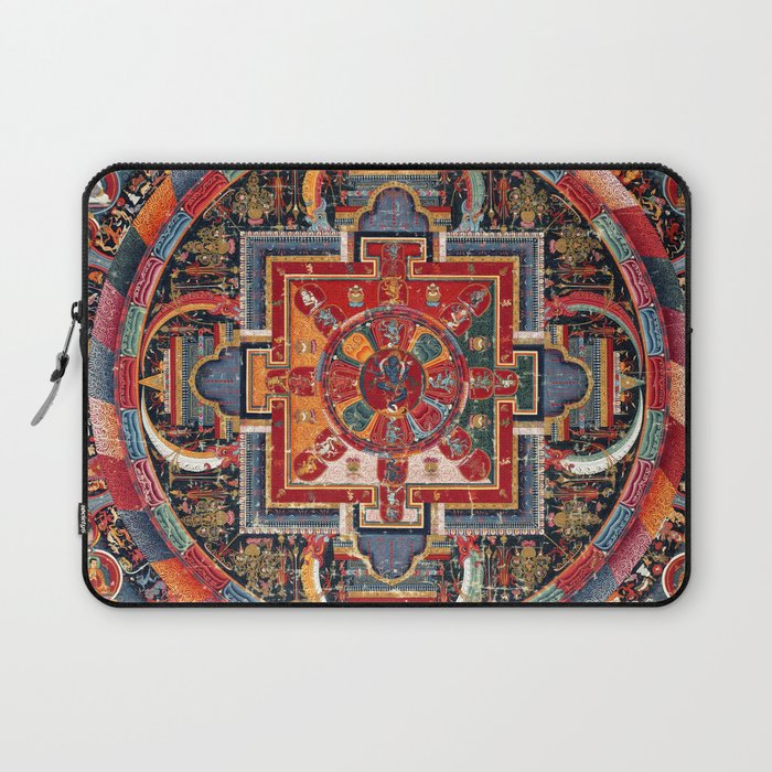 Twenty-three Deity Nairatma Mandala Thangka Tibetan Buddhist art Laptop Sleeve