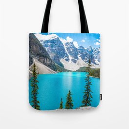 Moraine Lake Landscape Tote Bag