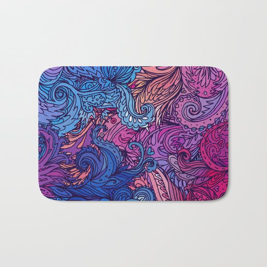 Indian Pattern 01 Bath Mat