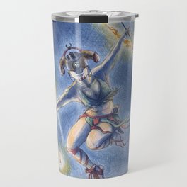 Witchy juggling with fire Travel Mug