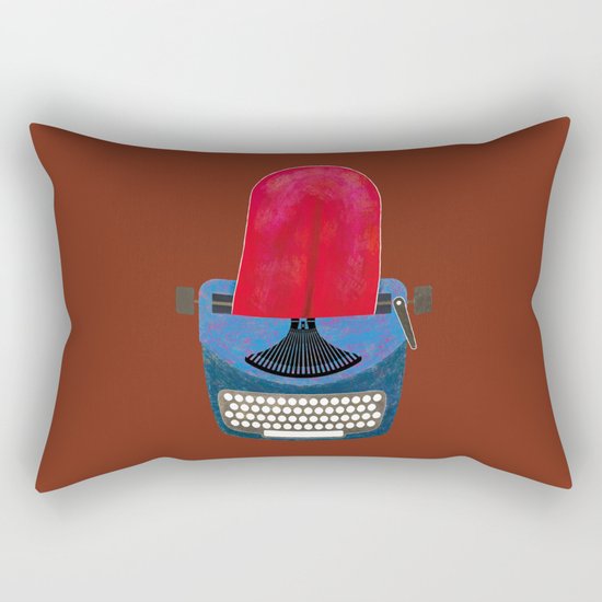 Typewriter Rectangular Pillow