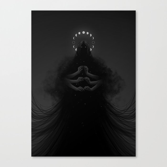 The Daughter of the Night Canvas Print