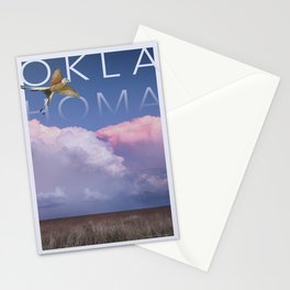 Storms Building Over The Prairie Stationery Cards