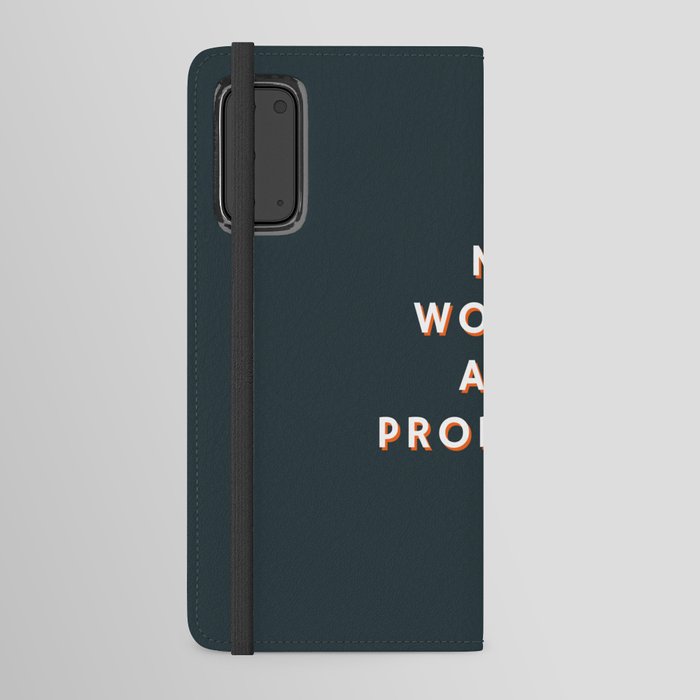 My words are Prophecy, Prophecy, Inspirational, Motivational Android Wallet Case