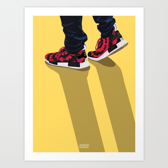 nice x nmd illustration Art by Sneaker Concept | Society6