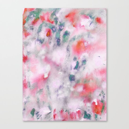 Red and White Canvas Print