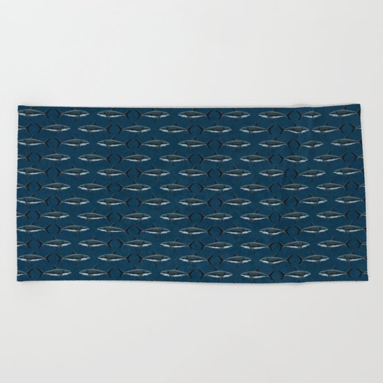 Pattern: Great White Shark Beach Towel
