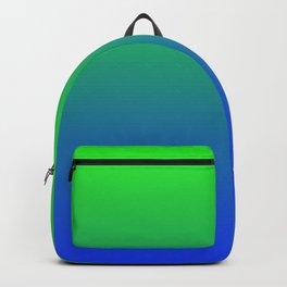 Bright Green to Blue Gradient Backpack | Nodesign, Ombre, Brightcolors, Colorfulfacemask, Colorful, Blueandgreen, Green, Cheerful, Boysbedroom, Greenandblue 