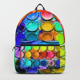 Watercolor Art Palette Backpack