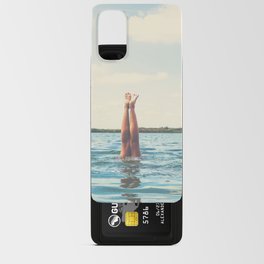 Handstand in water Android Card Case