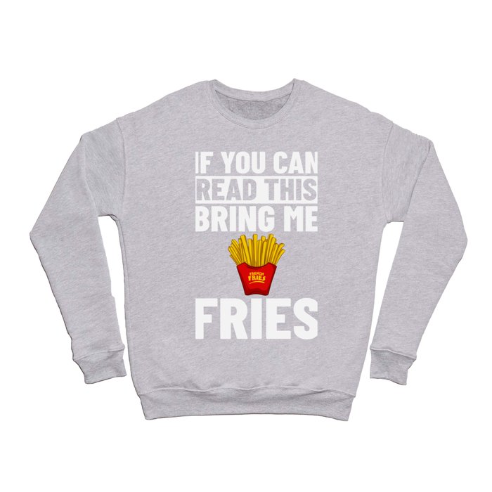 French Fries Fryer Cutter Recipe Oven Crewneck Sweatshirt