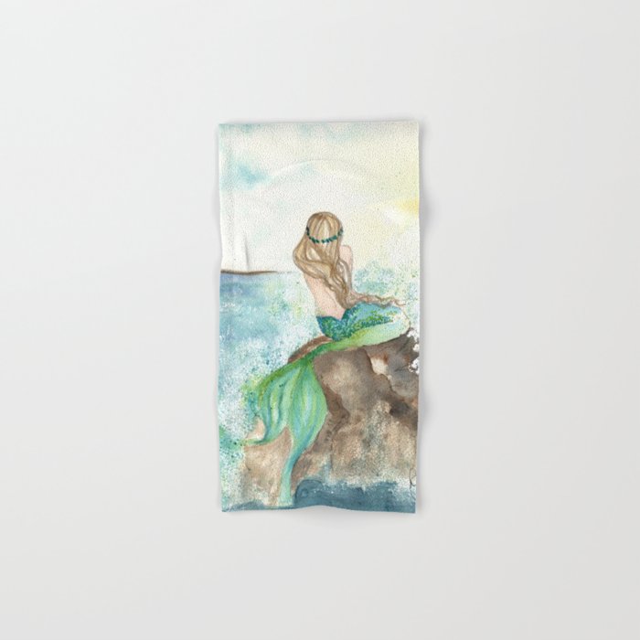 Summer Mermaid Hand & Bath Towel