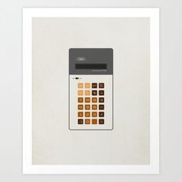 Vintage Calculator Series: “Alpha” Art Print