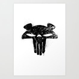 The Mega Plush Skull Art Print