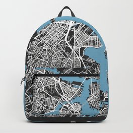Boston City Map | Massachusetts - US | Black | More Colors, Review My Collections Backpack