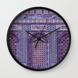 Jerusalem Temple Mosaic Wall Clock