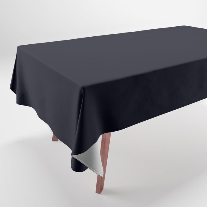 Blue-Black Charcoal Tablecloth