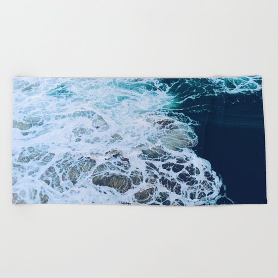 Wonderful Waves Beach Towel