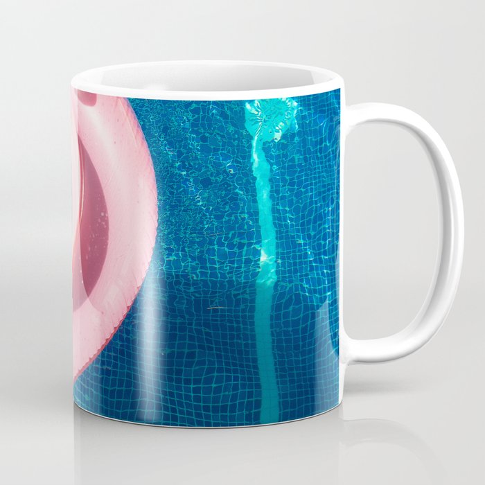 Rose blue swimming pool Coffee Mug