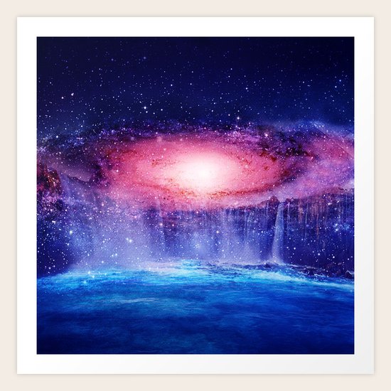 Andromeda Waterfall. Art Print