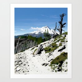 Lookout Mountain Trail Art Print