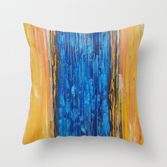 Coming Together, Apart Throw Pillow
