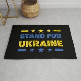 I Stand For Ukraine Area & Throw Rug