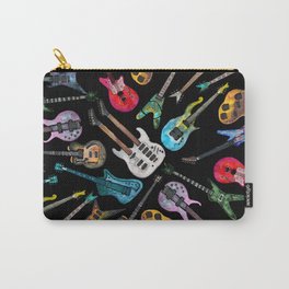 Electric Guitars on Black Carry-All Pouch