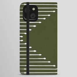 Geo (Olive Green) iPhone Wallet Case