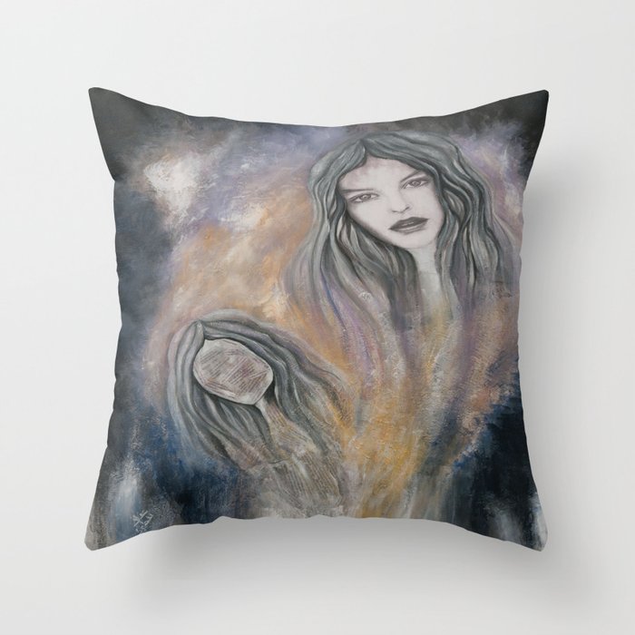 in-depth in soul  Throw Pillow