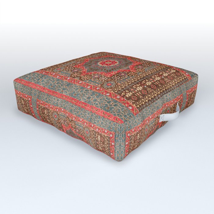 Traditional Boho Style Vintage Moroccan Design  Outdoor Floor Cushion