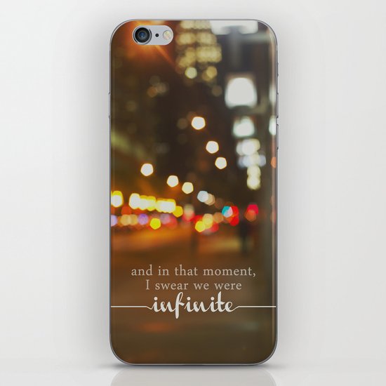 perks of being a wallflower - we were infinite iPhone Skin