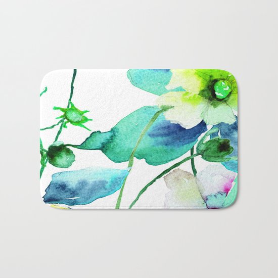 Flowers 08 Bath Mat