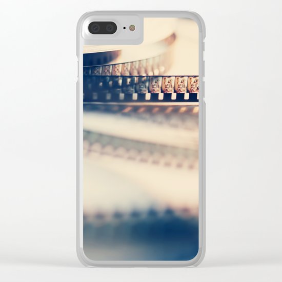 super 8 film II Clear iPhone Case