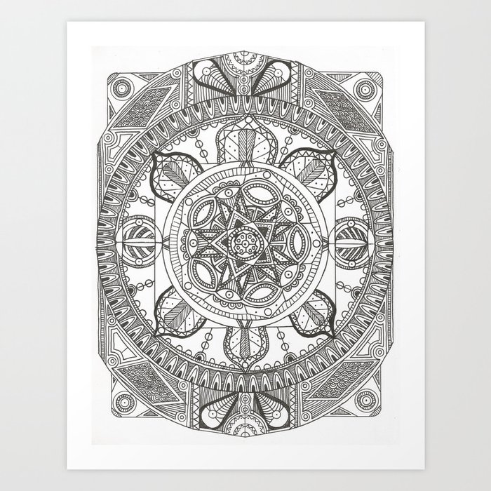 Mandala  Art Print