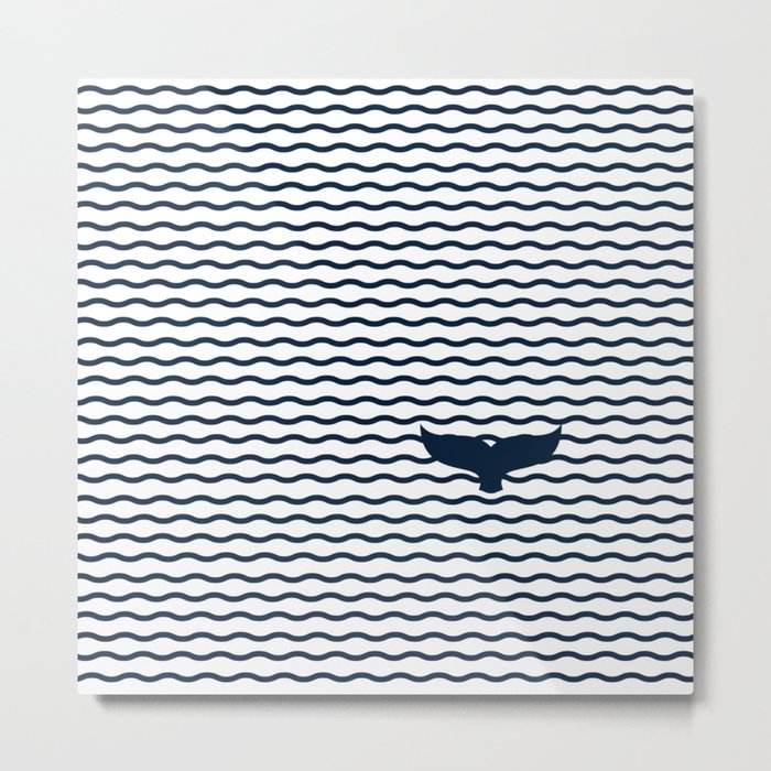 Whale of a Tail Metal Print