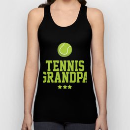 Grandpa Tennis Costume. Shirt For Grandpa Tank Top