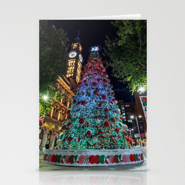Christmas Tree, Martin Place, Sydney Stationery Cards