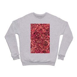My carnivorous plan in red with contrast Crewneck Sweatshirt