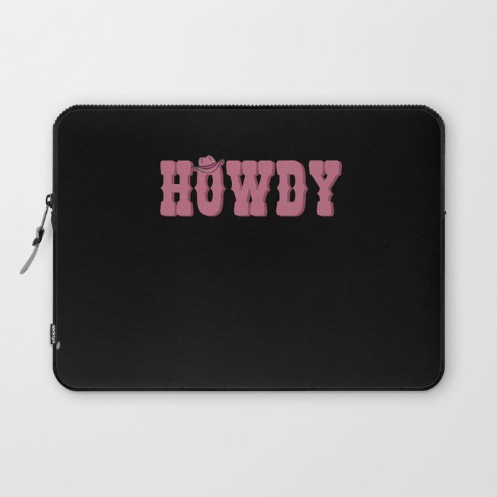 Howdy Rodeo Western Country Southern Laptop Sleeve