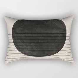 Minimalistic sun and Ocean Rectangular Pillow