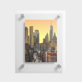 New York City Gradient Floating Acrylic Print