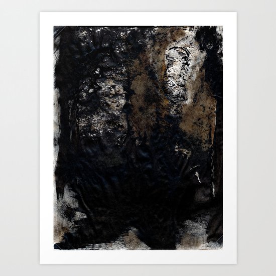 Steps in the dark Art Print