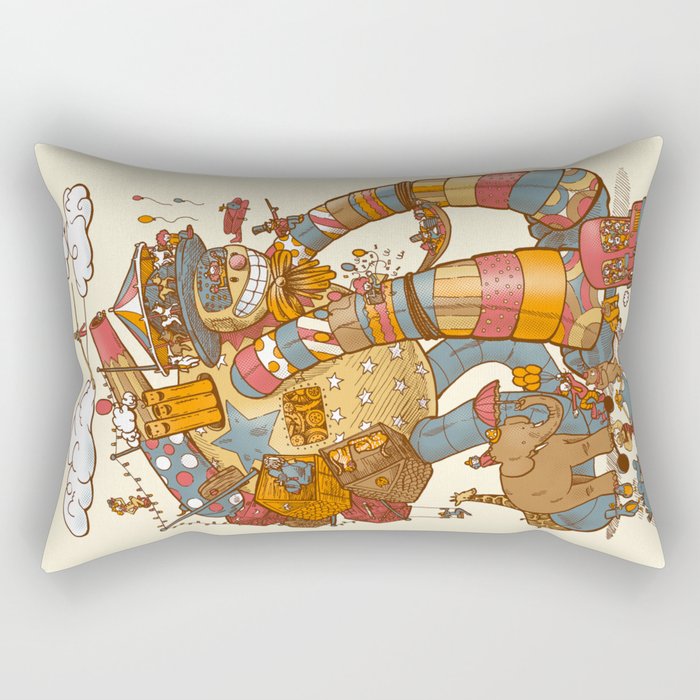 Circusbot Rectangular Pillow